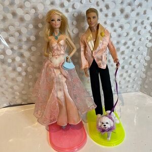 Fashion Barbie & Ken with 🐩Fancy pup